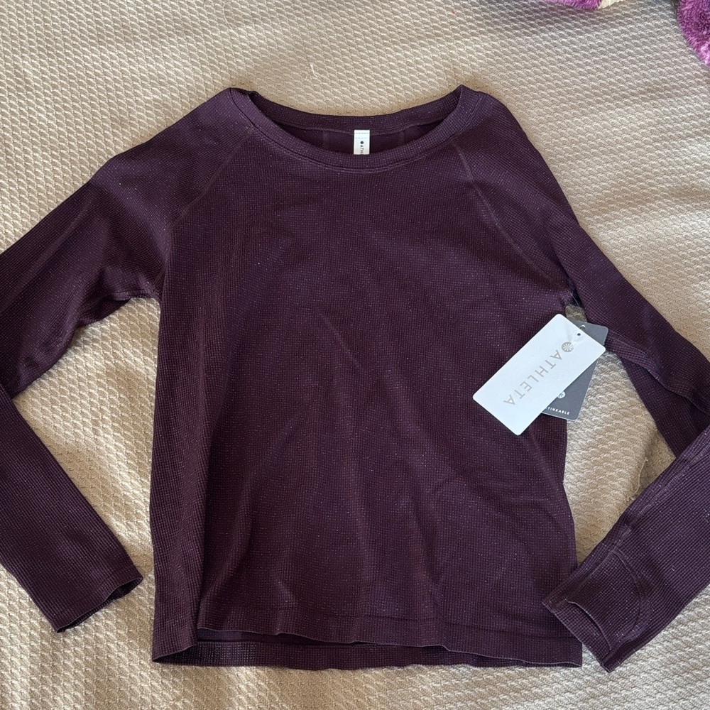 Athleta Women's Dark Purple Long Sleeve